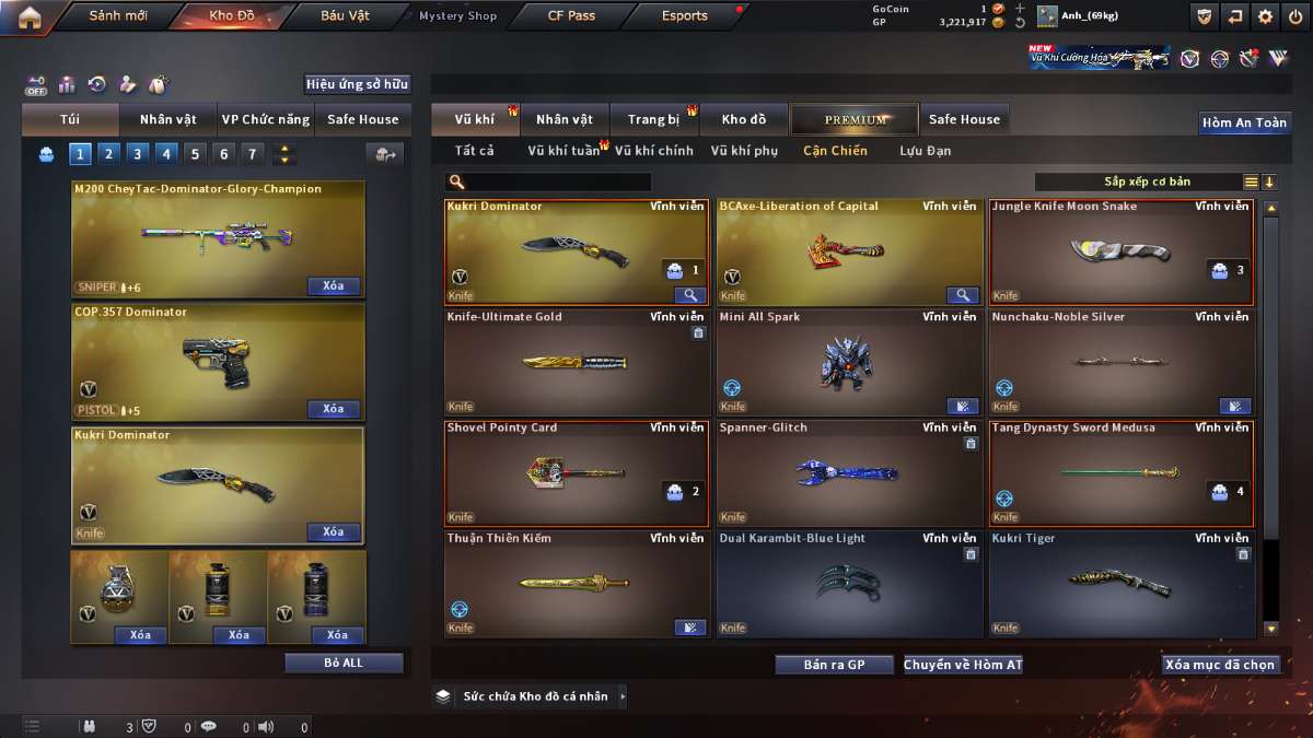 shop acc cf uy tin gia re